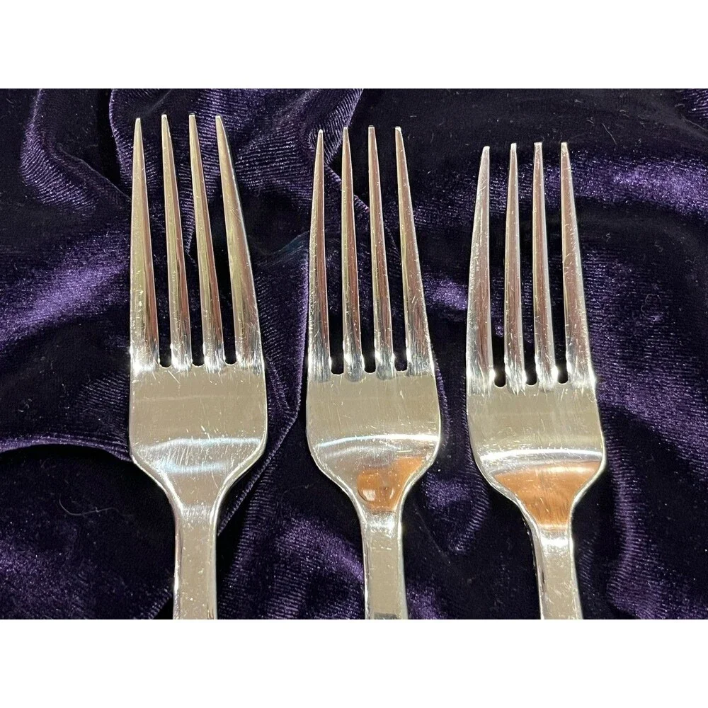Dansk Meridian Glossy 18/10 Stainless Steel Dinner Forks 8 1/4